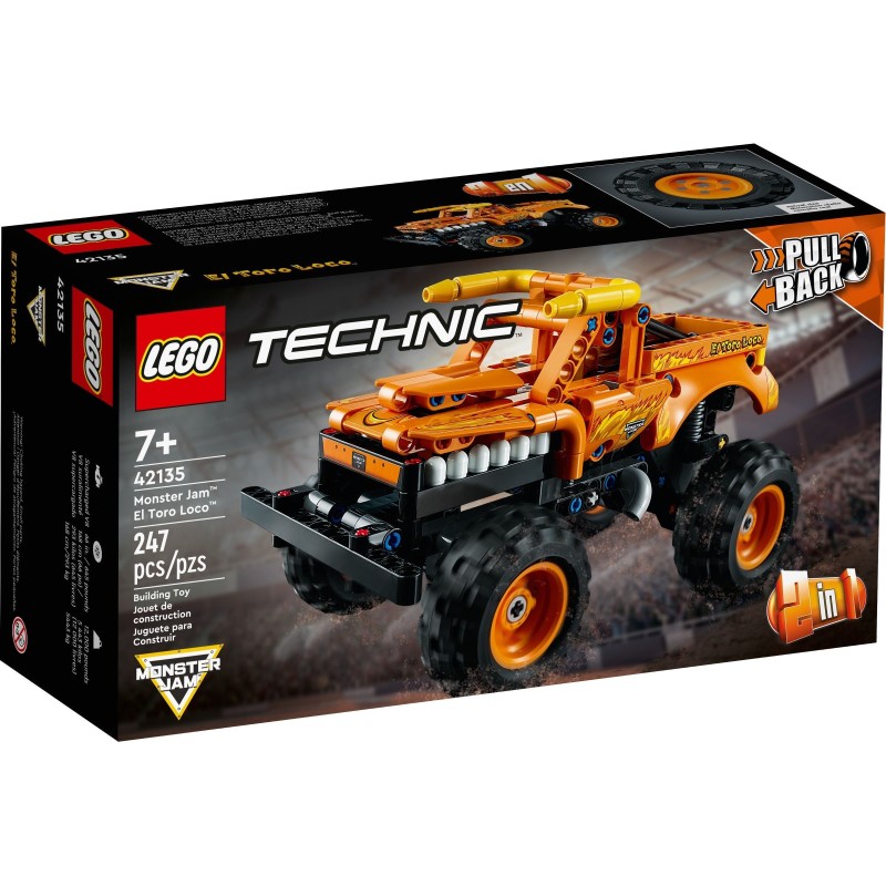LEGO 42135 TECHNIC  MONSTER JAM EL TORO LOCO scatola rovinata