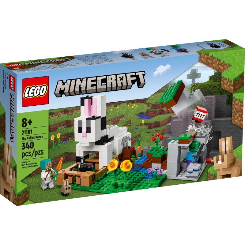 LEGO 21181 IL RANCH DEL CONIGLIO MINECRAFT GENNAIO 2022