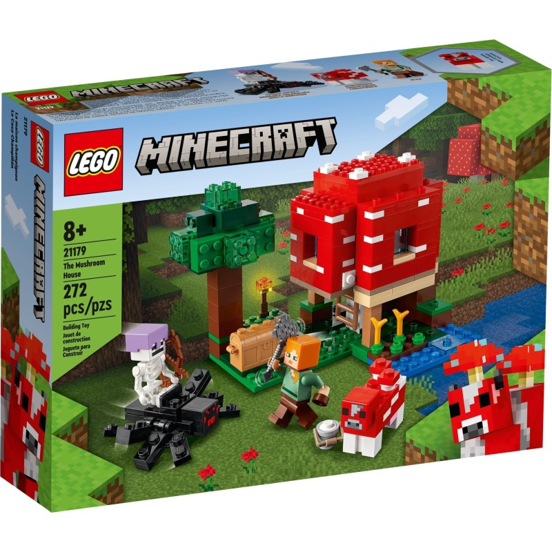 LEGO 21179 LA CASA DEI FUNGHI MINECRAFT GENNAIO 2022