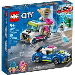 LEGO 60314 CITY IL FURGONE DEI GELATI E L’INSEGUIMENTO DELLA POLIZIA GEN 2022