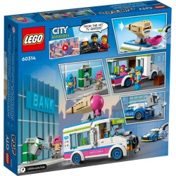 LEGO 60314 CITY IL FURGONE DEI GELATI E L’INSEGUIMENTO DELLA POLIZIA GEN 2022