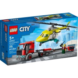LEGO 60343 CITY TRASPORTATORE DI ELICOTTERI DI SALVATAGGIO GENNAIO 2022