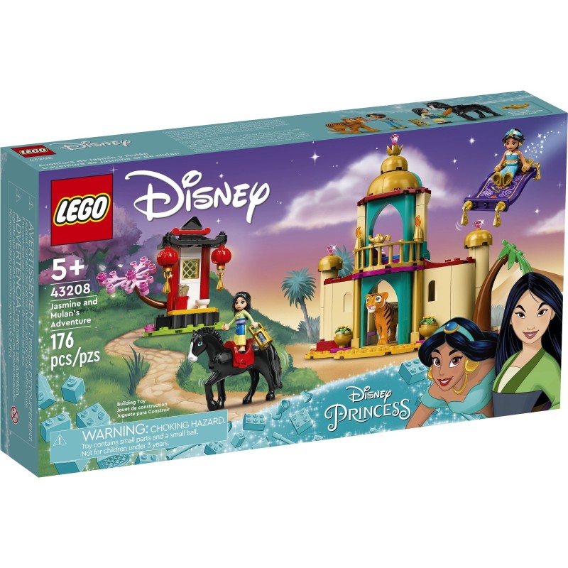 LEGO 43208 DISNEY PRINCESS L’AVVENTURA DI JASMINE E MULAN GENNAIO 2022