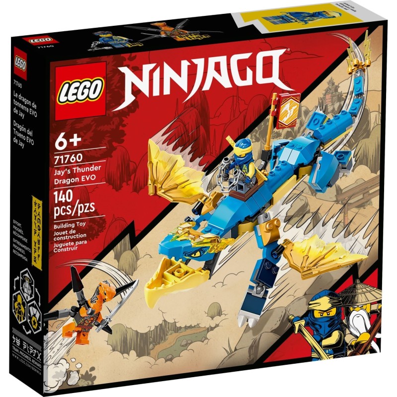 LEGO 71760 NINJAGO  DRAGONE DEL TUONO DI JAY - EVOLUTION GENNAIO 2022