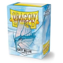Dragon Shield Standard Sleeves - Matte Sky Blue (100 Bustine) - 11019
