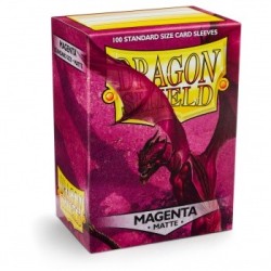 Dragon Shield Standard Sleeves - Matte Magenta (100 Bustine) - 11026