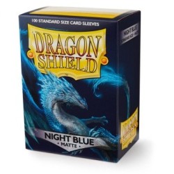 Dragon Shield Standard Matte Sleeves - Night Blue (100 Bustine) - 11042