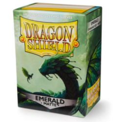 Dragon Shield Matte Sleeves - Emerald (100 Bustine) - 11036