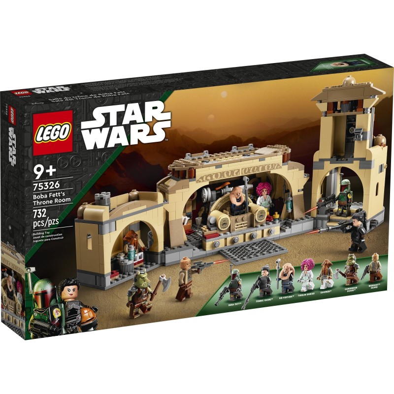 LEGO 75326 STAR WARS LA SALA DEL TRONO DI BOBA FETT MARZO 2022