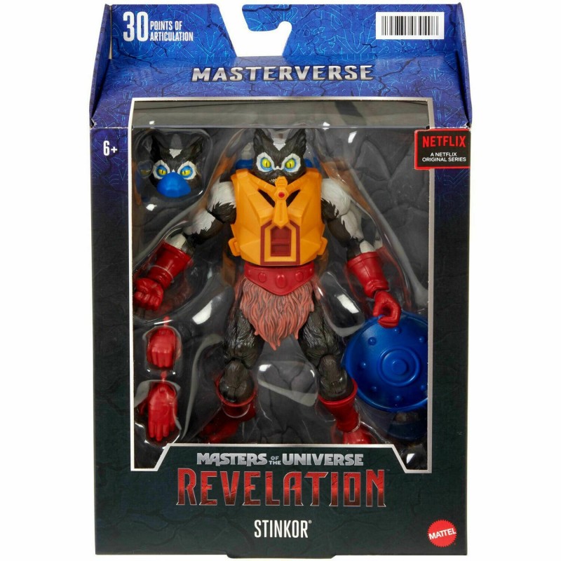 MATTEL MASTERS OF THE UNIVERSE REVELATION STINKOR (SERIE NETFLIX) 18 CM