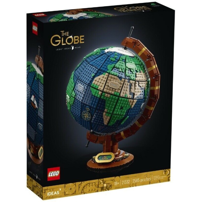 LEGO 21332 IDEAS 040 THE GLOBE - Il Mappamondo