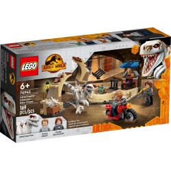 LEGO 76945 JURASSIC WORLD ATROCIRAPTOR: INSEGUIMENTO SULLA MOTO APRILE 2022