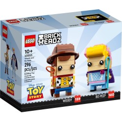 LEGO 40553 BRICKHEADZ Woody e Bo Peep - TOY STORY DISNEY PIXAR 2022