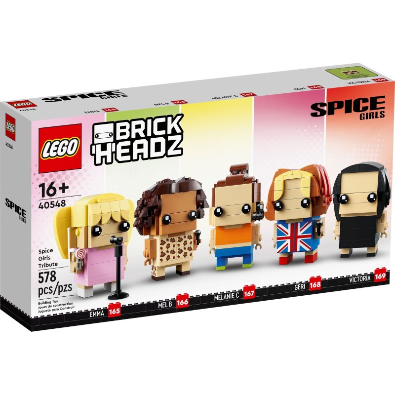 LEGO 40548 BRICKHEADZ Tributo alle Spice Girls SET ESCLUSIVO 2022