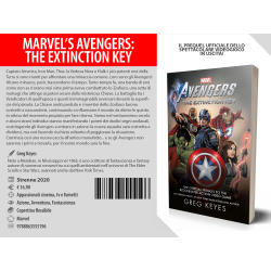 LIBRO AVENGERS MARVEL LA CHIAVE DELL'ESTINZIONE DI GREG KEYES