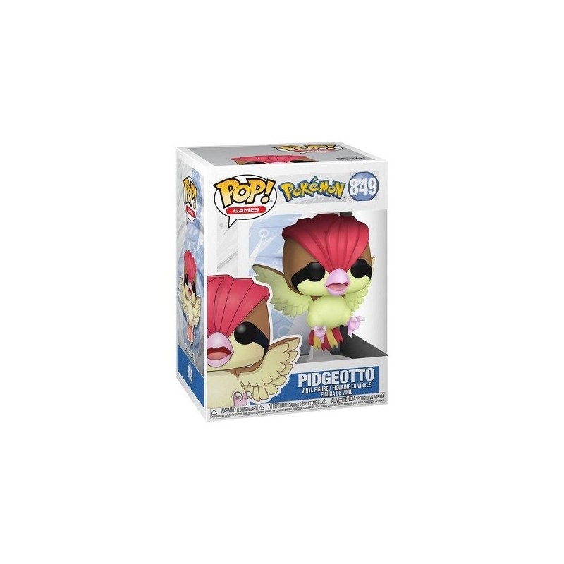 FUNKO POP GAMES 849 PIDGEOTTO POKEMON 10 CM VINYL FIGURE