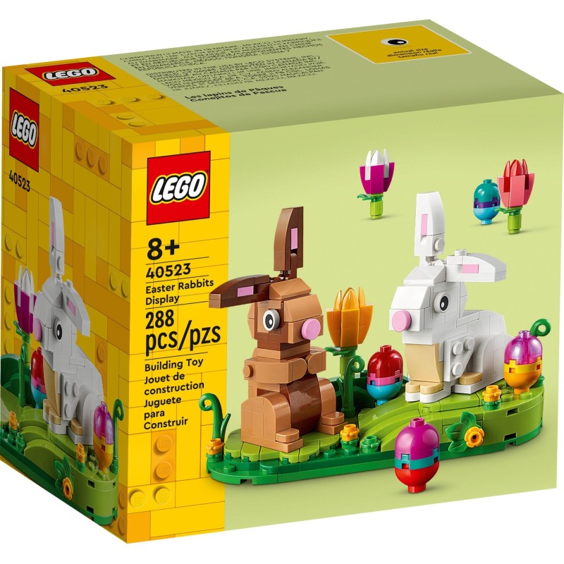LEGO 40523 BRICKHEADZ Display con coniglietti pasquali 2022