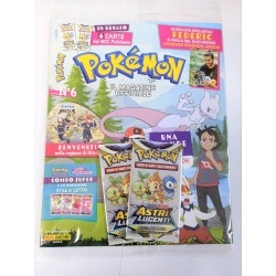 POKEMON MAGAZINE 6 RIVISTA + 6 CARTE DEL GCC POKEMON SPADA E SCUDO ASTRI LUCENTI