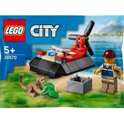 LEGO 30570 CITY  WILDLIFE RESCUE HOVERCRAFT DI SOCCORSO ANIMALI POLYBAG