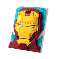 LEGO 40535 IRON MAN BRICK SKETCHES MARVEL SPIDER-MAN SUPER HEROES ESCLUSIVO 2022