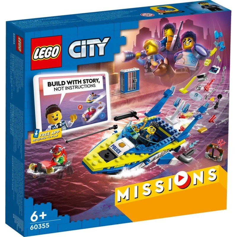 LEGO 60355 CITY MISSIONI INVESTIGATIVE DELLA POLIZIA MARITTIMA GIUGNO 2022