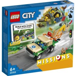 LEGO 60353 CITY MISSIONI DI SALVATAGGIO ANIMALE GIUGNO 2022