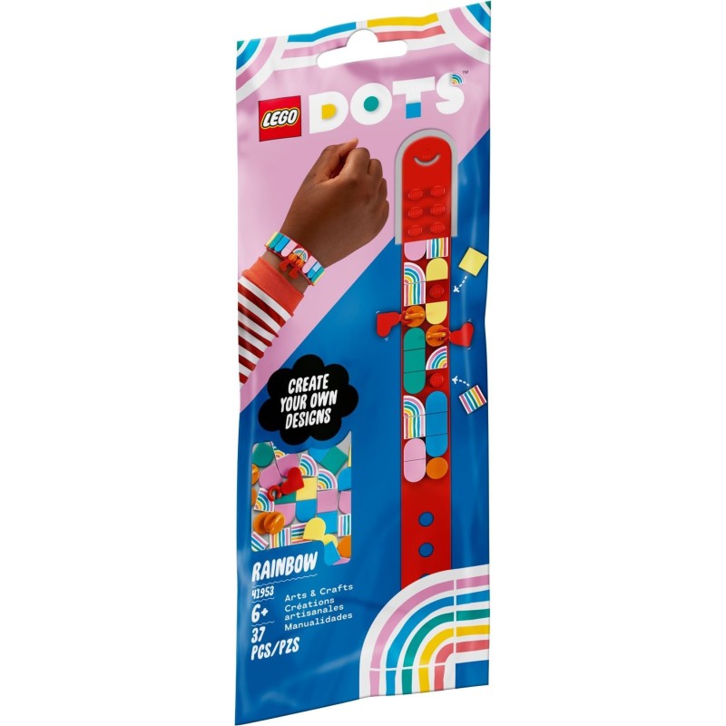 LEGO 41953 DOTS BRACCIALETTO ARCOBALENO CON CIONDOLI GIUGNO 2022