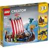 LEGO 31132 CREATOR - CREATOR EXPERT NAVE VICHINGA E JÖRMUNGANDR GIUGNO 2022