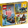 LEGO 31132 CREATOR - CREATOR EXPERT NAVE VICHINGA E JÖRMUNGANDR GIUGNO 2022