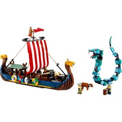 LEGO 31132 CREATOR - CREATOR EXPERT NAVE VICHINGA E JÖRMUNGANDR GIUGNO 2022