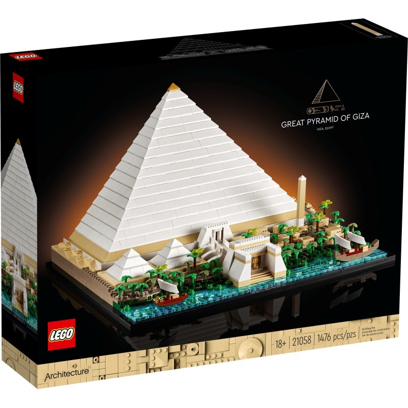 LEGO 21058 ARCHITECTURE LA GRANDE PIRAMIDE DI GIZA GIUGNO 2022