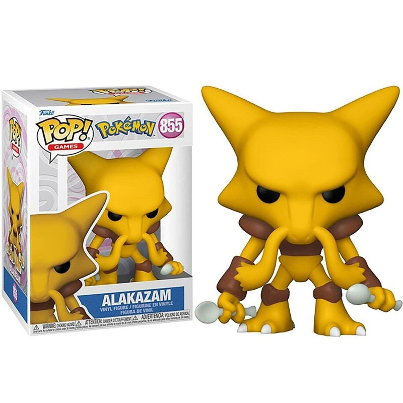 FUNKO POP GAMES 855 ALAKAZAM POKEMON 10 CM VINYL FIGURE