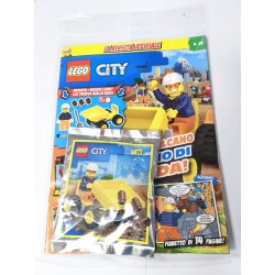 LEGO CITY MAGAZINE 26 ITALIANO + POLYBAG COSTRUTTORE CON AUTOCARRO MINIFIGURES