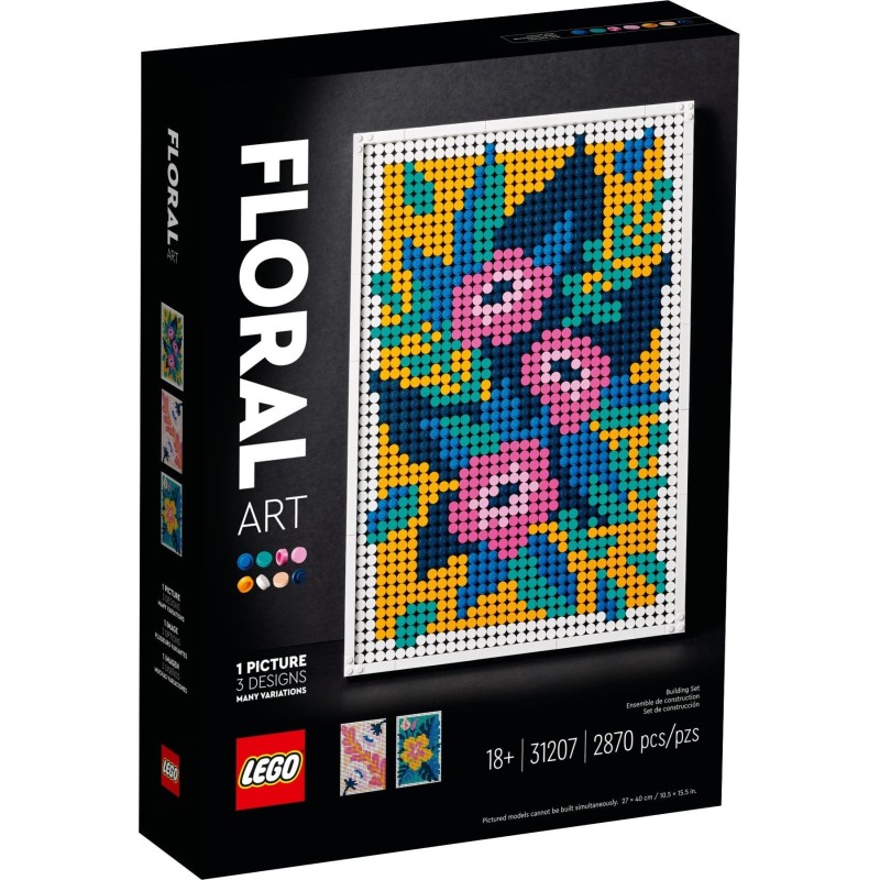 LEGO 31207 FLORAL ART MOTIVI FLOREALI AGOSTO 2022
