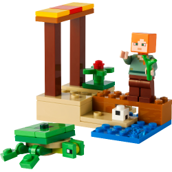 LEGO 30432 MINECRAFT THE TURTLE BEACH L' ISOLA DELLE TARTARUGHE POLYBAG