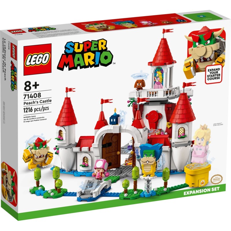 LEGO 71408 SUPER MARIO CASTELLO DI PEACH PACK ESP. AGOSTO 2022