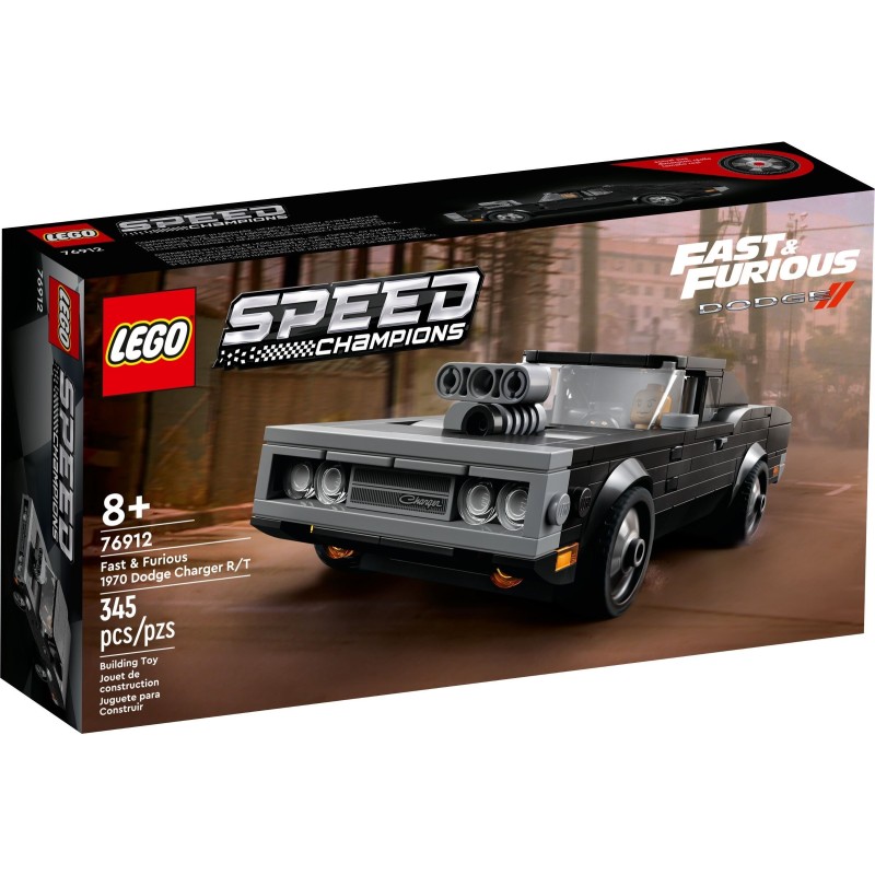 LEGO 76912 SPEED CHAMPIONS FAST & FURIOUS 1970 DODGE CHARGER R/T AGOSTO 2022