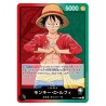 One Piece Card Game OP01-003 L MONKEY D LUFFY Romance Dawn Holo Japanese LEADER