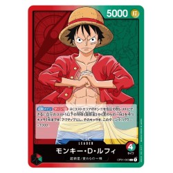 One Piece Card Game OP01-003 L MONKEY D LUFFY Romance Dawn Holo Japanese LEADER