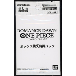 BUSTINA PROMO ROMANCE DAWN ONE PIECE CARD GAME BANDAI