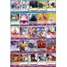 75 CARTE ROMANCE DAWN ONE PIECE CARD GAME BANDAI SET COMPLETO COMUNI E NONCOMUNI