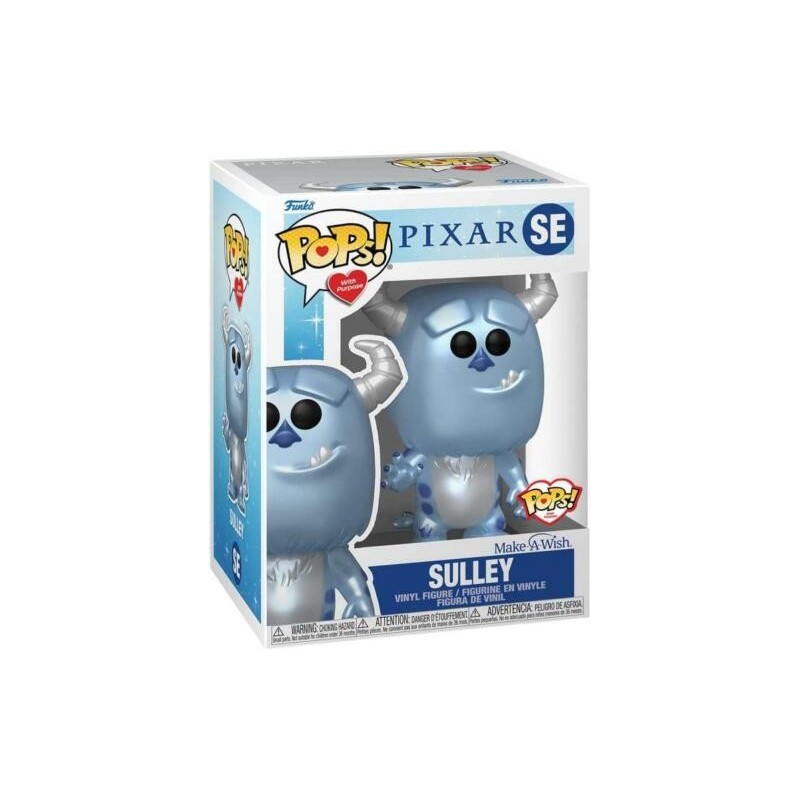 FUNKO POP SE PIXAR SULLEY METALLICO DISNEY MAKE A WISH 10 CM VINYL FIGURE