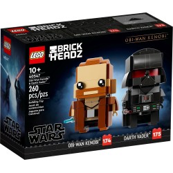 LEGO 40547 OBI-WAN KENOBI E DARTH VADER BRICKHEADSZ