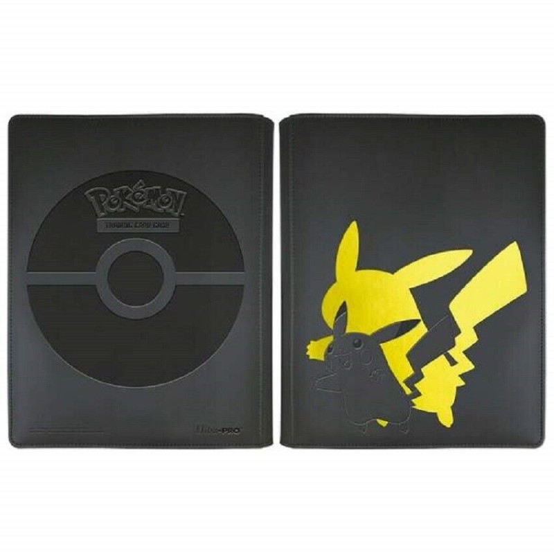 ZIPPERED 9-POCKET PRO-BINDER - POKEMON - ELITE SERIES PIKACHU 360 CARTE