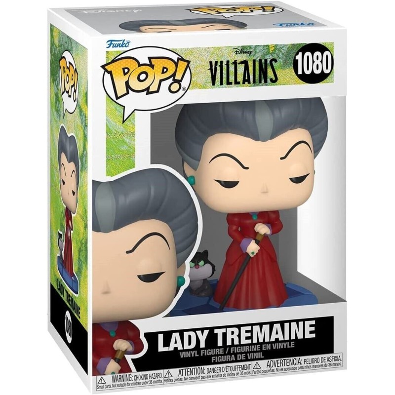 FUNKO POP 1080 LADY TREMAINE - VILLAINS DISNEY 10 CM VINYL FIGURE