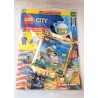 LEGO CITY RIVISTA MAGAZINE 28 + POLYBAG POLIZIOTTO SUB CON SCOOTER SUBACQUEO