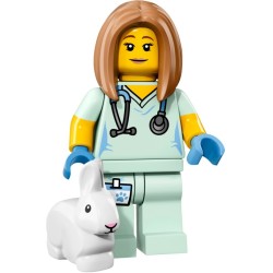 LEGO MINIFIGURE SERIE 17 Veterinarian VETERINARIA 71018 - 5 MINIFIGURES