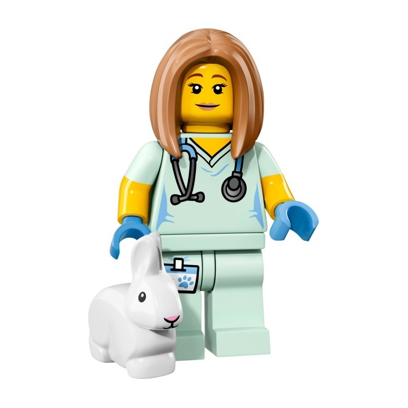 LEGO MINIFIGURE SERIE 17 Veterinarian VETERINARIA 71018 - 5 MINIFIGURES