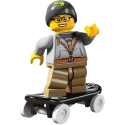 LEGO 8804 - 9 Street Skater MINIFIGURE - MINIFIGURES SERIE 4
