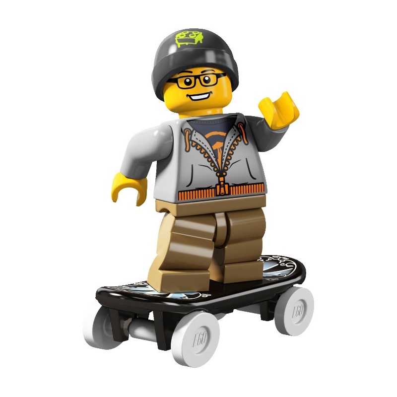 LEGO 8804 - 9 Street Skater MINIFIGURE - MINIFIGURES SERIE 4